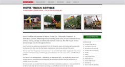 Desktop Screenshot of hovistruckservice.com