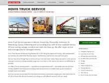 Tablet Screenshot of hovistruckservice.com